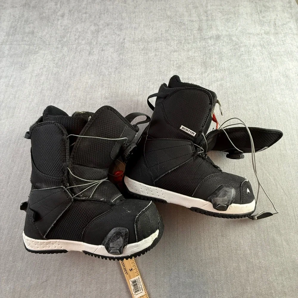 Burton Zipline Step On Kids‎ Snowboard Boots Black Size 6K BOA 20320101